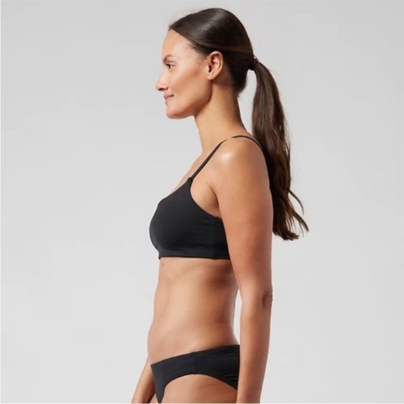 NWT! Athleta Black Scoop A-C Bikini Top Removable Pads - Multiple Sizes🩵 - Picture 2 of 11